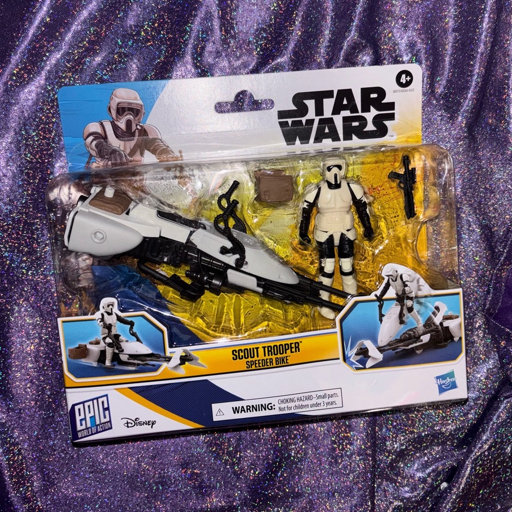 Star Wars Scout Trooper With speeder Bike